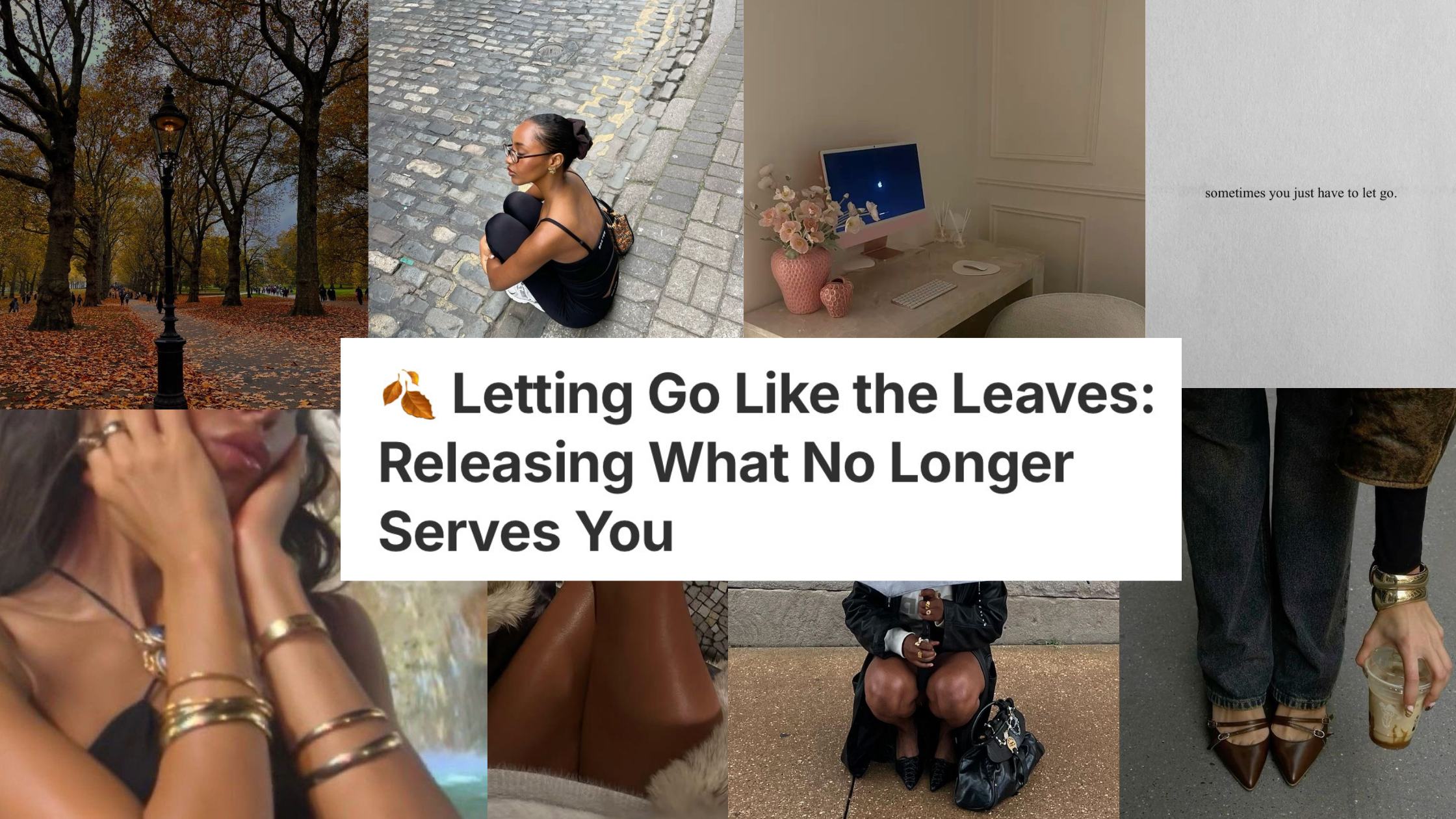 🍂 Letting Go Like the Leaves: Releasing What No Longer Serves You
