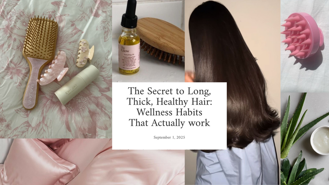 The Secret to Long, Thick, Healthy Hair: Wellness Habits That Actually work