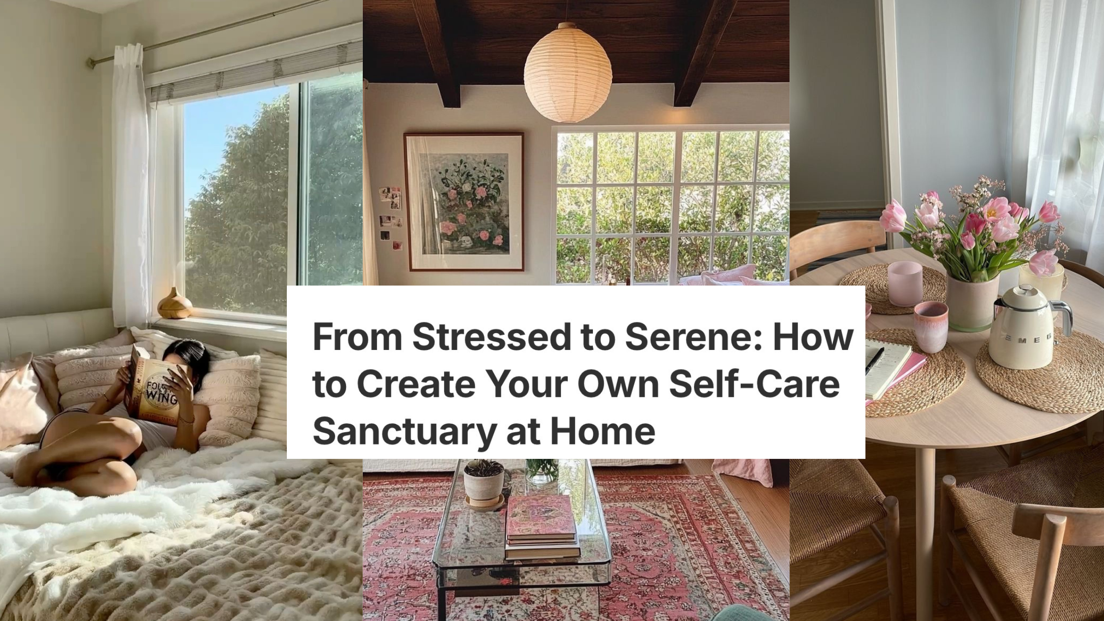 From Stressed to Serene: How to Create Your Own Self-Care Sanctuary at Home