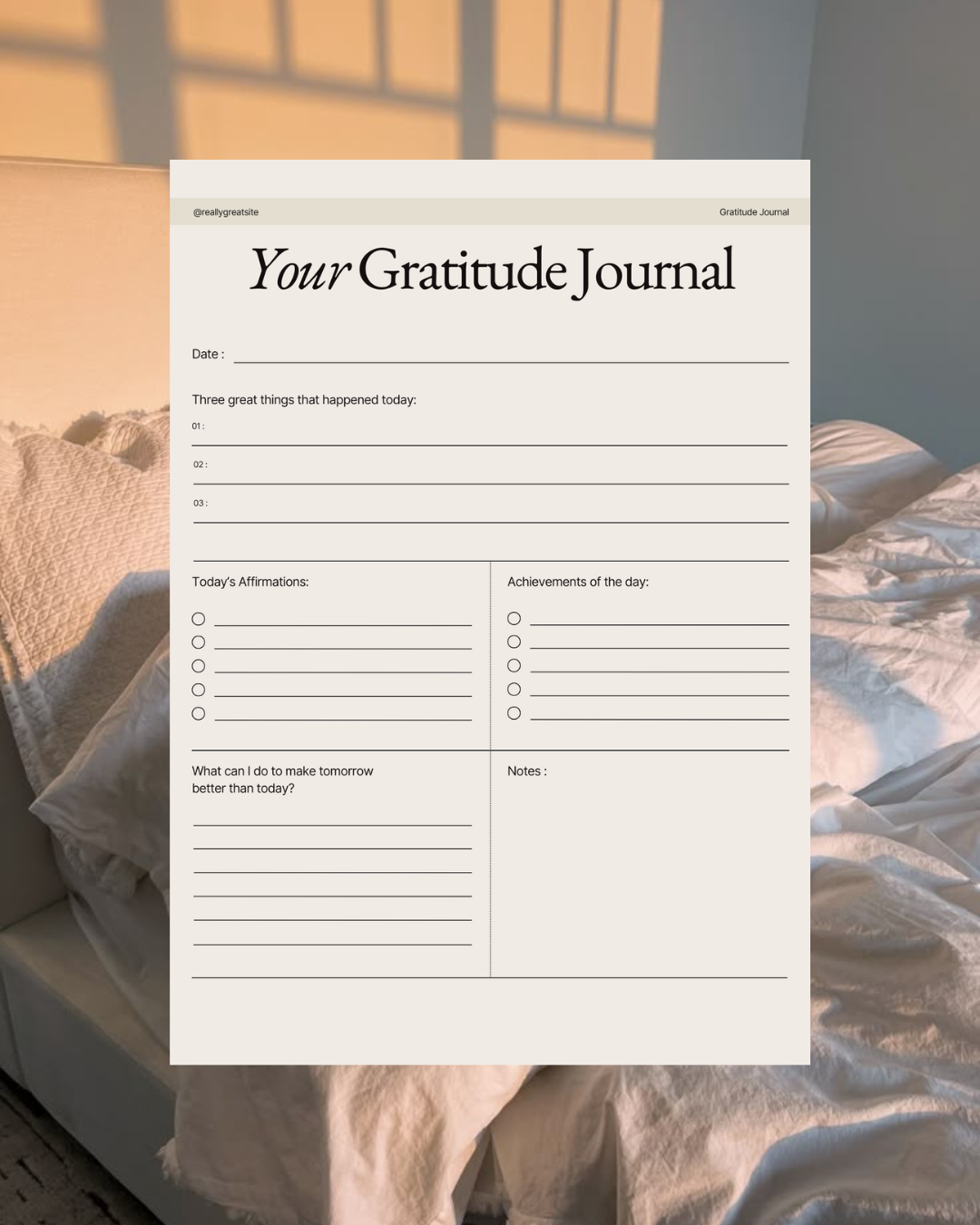 Gratitude Journal's